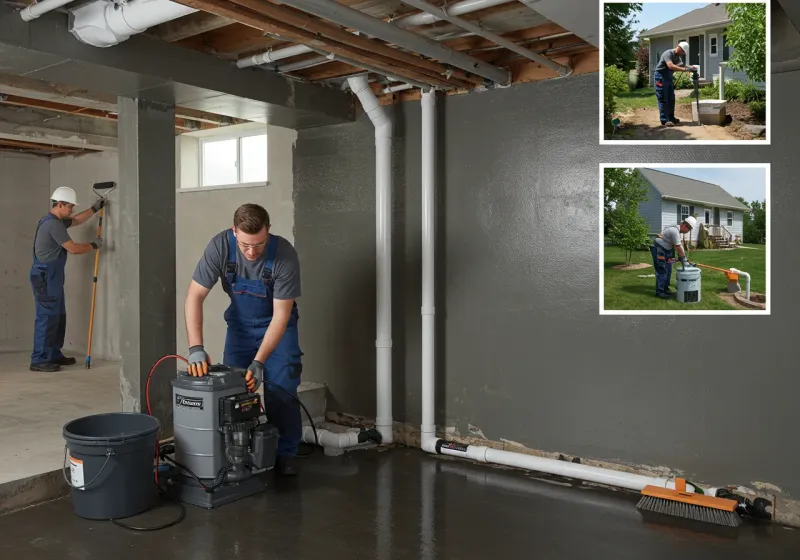 Basement Waterproofing and Flood Prevention process in Bourbon, IN